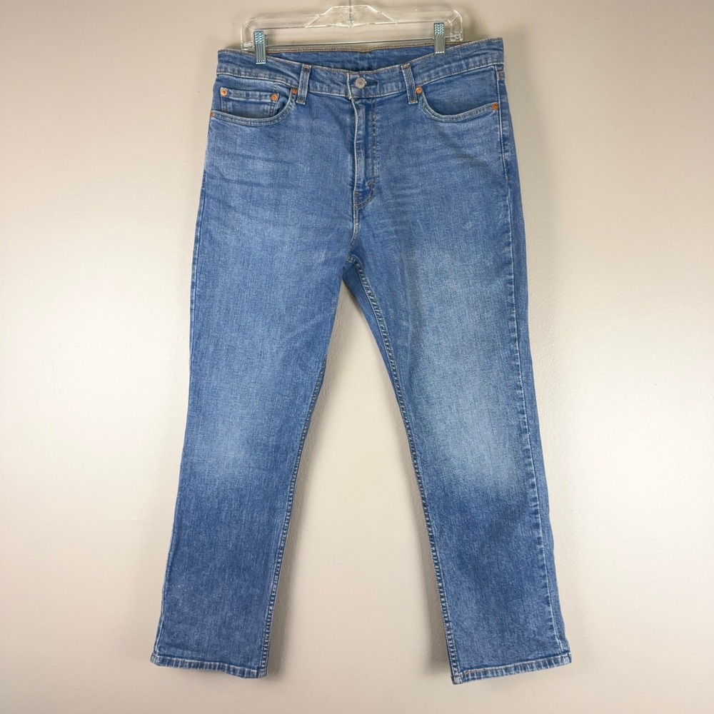 Mens Levis 511 Slim Fit Jeans 36x30 Medium Wash Blue Denim 04511-3621